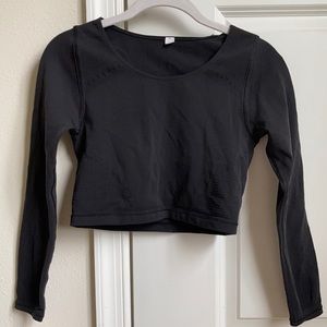 Lululemon Long Sleeve CROP Top